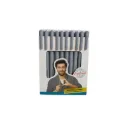 Hauser XO Black Ball Pen – Pack of 10 – Matte Finish – Smooth Writing