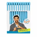 Hauser XO Blue Ball Pen – Pack of 10 – Matte Finish – Smooth Writing