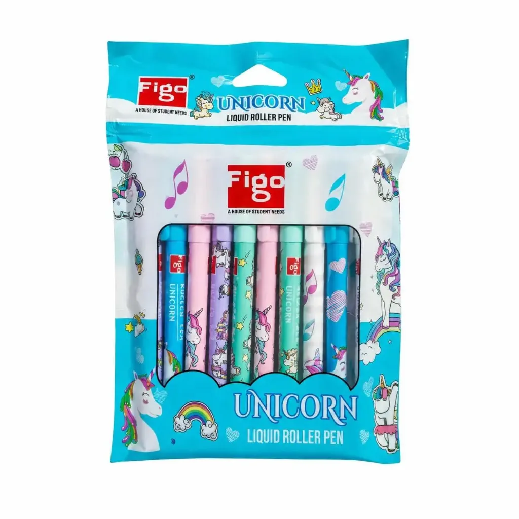 [GS855] Figo Blue Ball Pen Pack of 10 Smooth Writing Lightweight Design