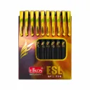Elkos ESL Blue Ball Pen Pack of 10 Matte Finish Smooth Writing Pens