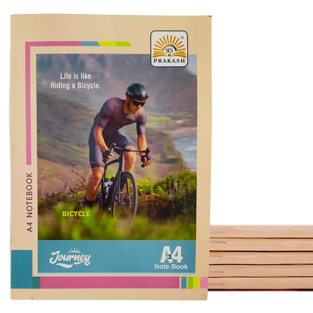 [PGS095] A4 Notebooks for Students – Pack of 6 – 148 Ruled Pages – Soft Cover 