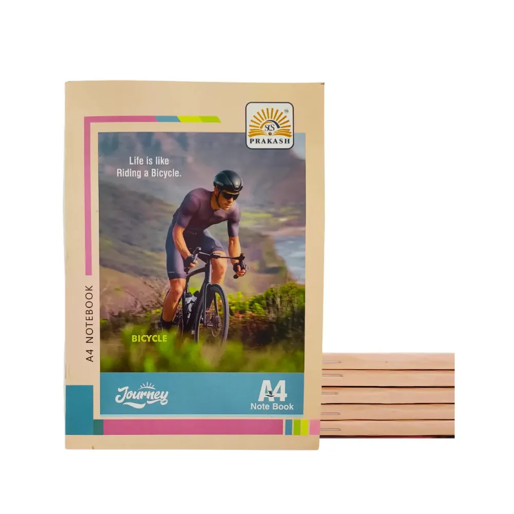 A4 Notebooks for Students – Pack of 6 – 148 Ruled Pages – Soft Cover 