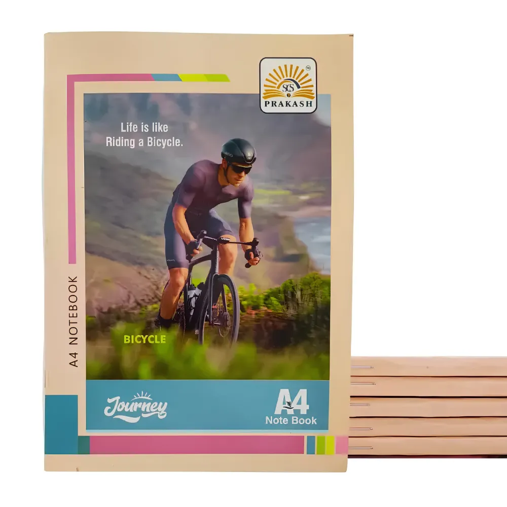 [PGS095] Prakash A4 Notebook Pack of 6 – 148 Ruled Pages Each – Soft Cover Writing Notebooks