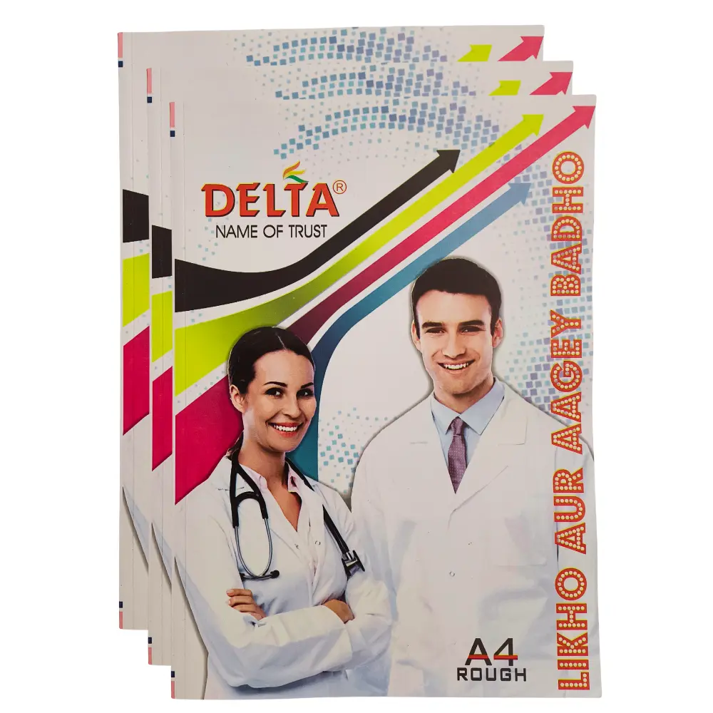 [GS849] A4 rough Notebook – 280 Ruled Pages – Pack of 3 – Soft Cover