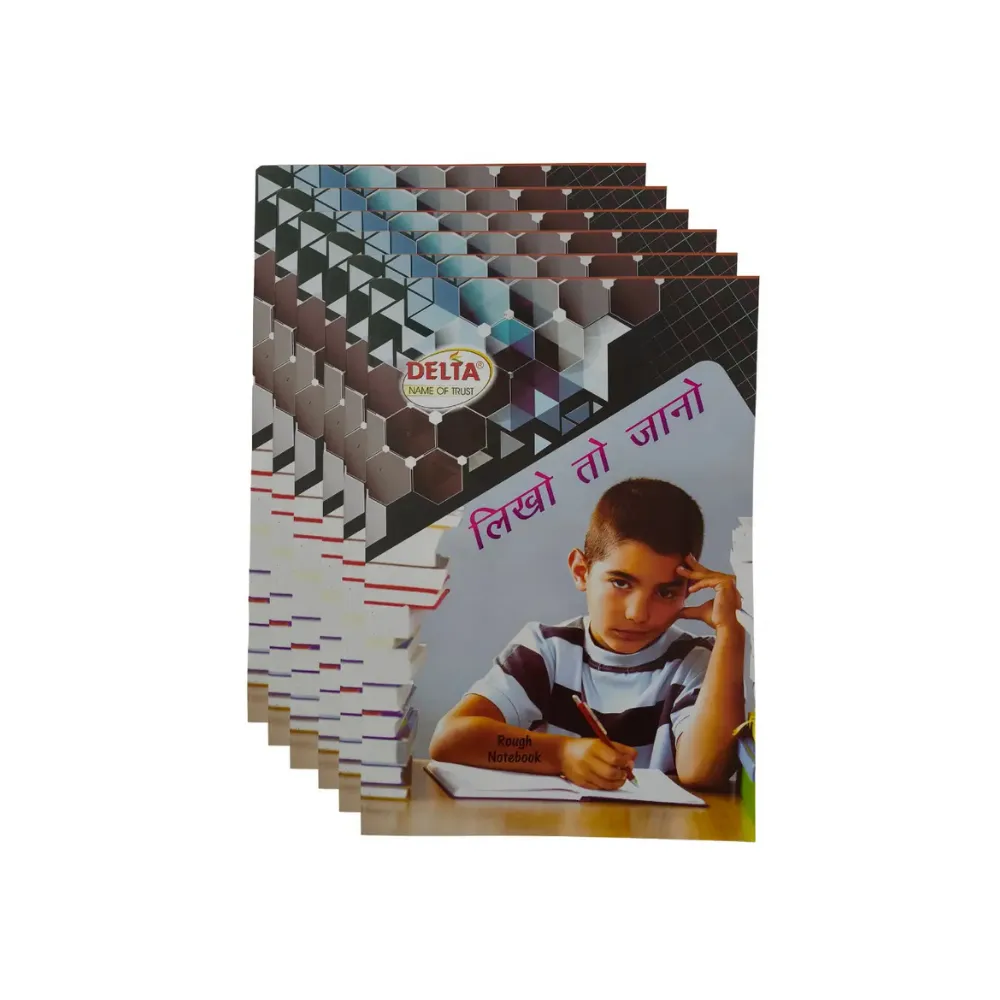 [GS850] A4 Rough Notebook – Pack of 6 – 160 Pages – Soft Cover