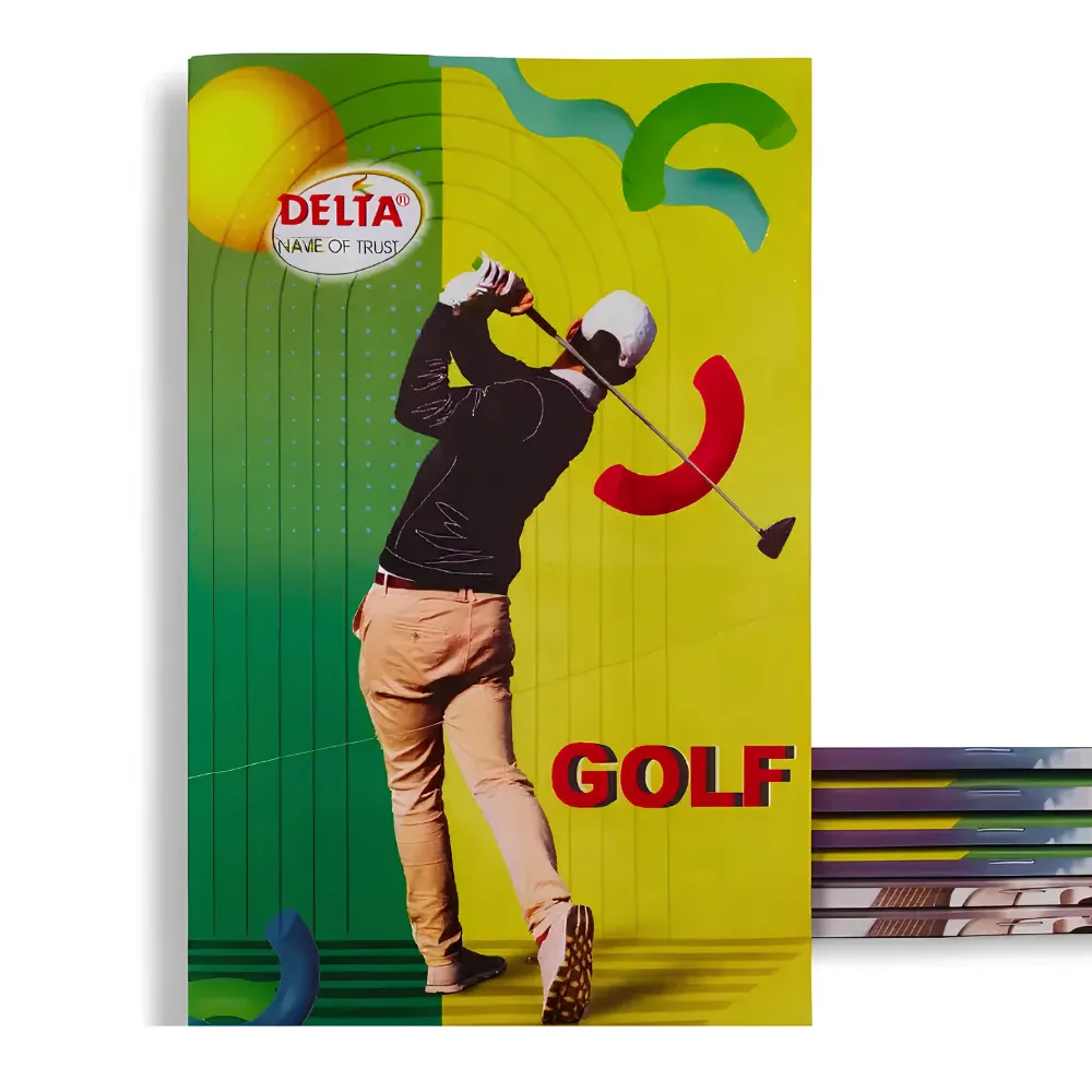 [GS859] Delta Regular Notebook Pack of 6 – 172 Ruled Pages Each – Soft Cover Writing Notebooks
