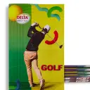 Delta - Regular Notebook - Pack of 6 - 172 Ruled Pages - Soft Cover 