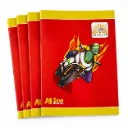 Prakash A4 Semi Rough Notebook Pack of 4– 300 Ruled Pages – Soft Cover Student Notebook