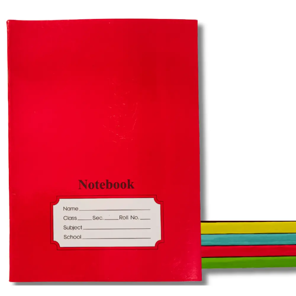 A4 Notebook - Pack of 3 - 392 Ruled Pages Each - Soft Cover 