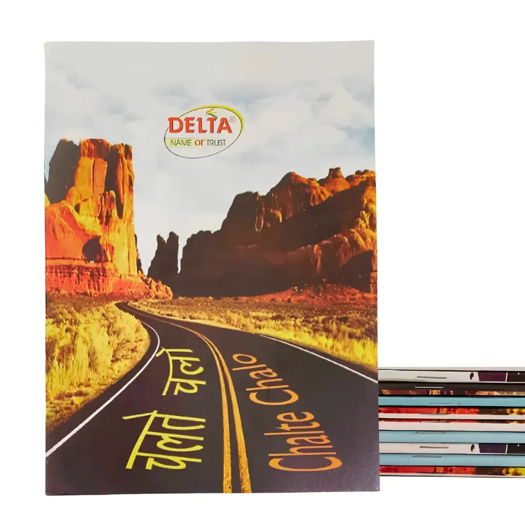[GS862] Delta English Four Line Notebook Pack of 10 – A5 Size – 84 Pages Handwriting Practice Notebook