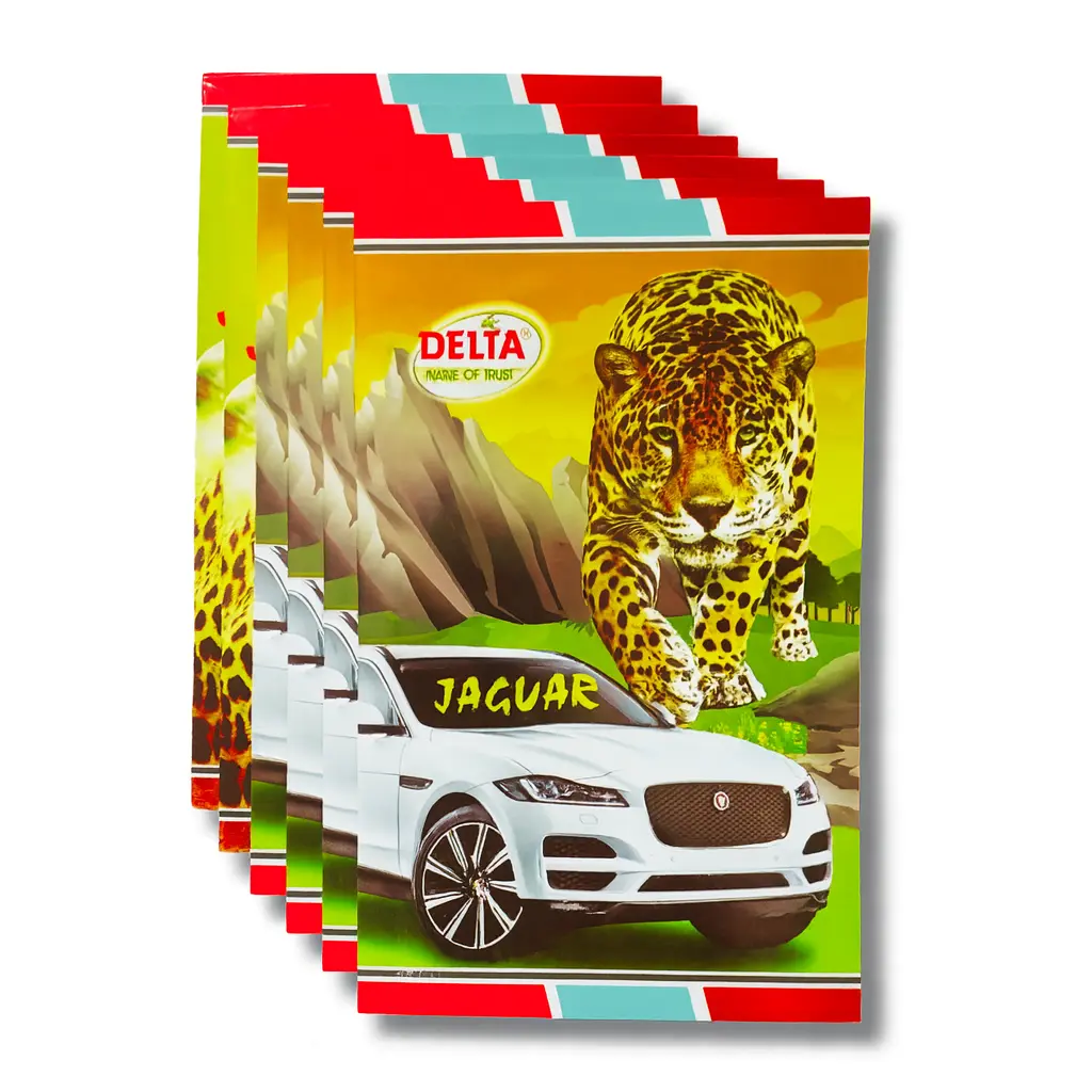 [GS818] Regular Register -  Pack of 6 Note Books - 144 Ruled Pages - B5 Size - 16.5 cm x 26 cm Approx - Soft Cover 