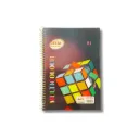 Delta A4 Spiral Notebook – 424 Ruled Pages – Soft Cover Wire Bound Writing Notebook