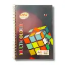 Spiral Notebook - Soft Cover - 424 Ruled Pages - A4 Size - 21 cm x 29.5 cm - GSM 58