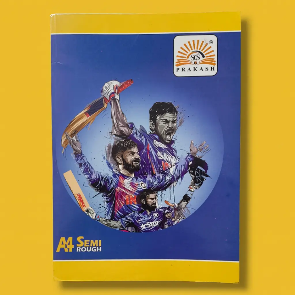 A4 Semi Rough Notebook - Soft Cover 