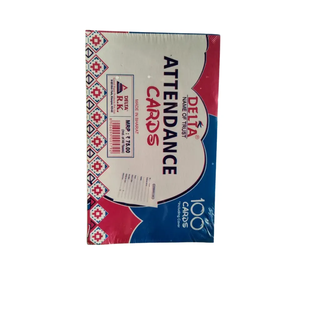 [SGS435] Delta Attendance Card – Premium White Paper Attendance Tracking Card