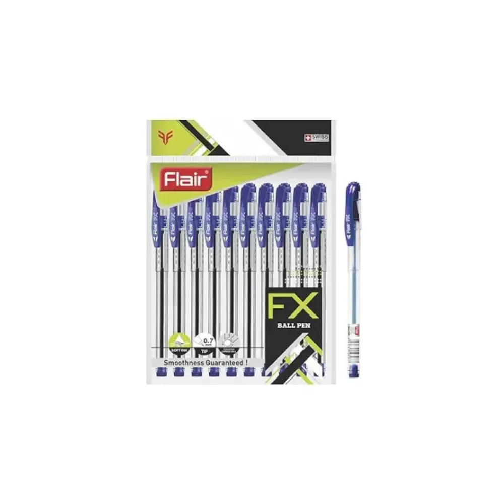 [GS192] Flair FX Ball Pen Pouch Pack – Smooth Writing Ball Pens with Comfortable Grip