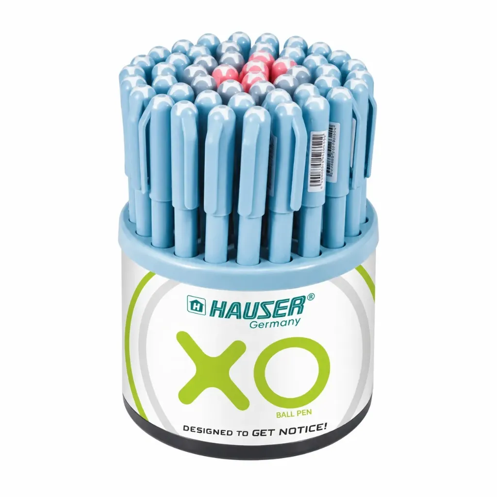 [GS194] Hauser XO 0.7mm Ball Pen Tumbler Pack of 50 – Matte Finish Smooth Writing Pens