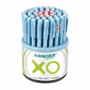 Hauser XO 0.7mm Ball Pen Tumbler Pack of 50 – Matte Finish Smooth Writing Pens