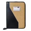 A4 Faux Leather Executive File Folder with Zip – Waterproof Certificate & Document Organizer