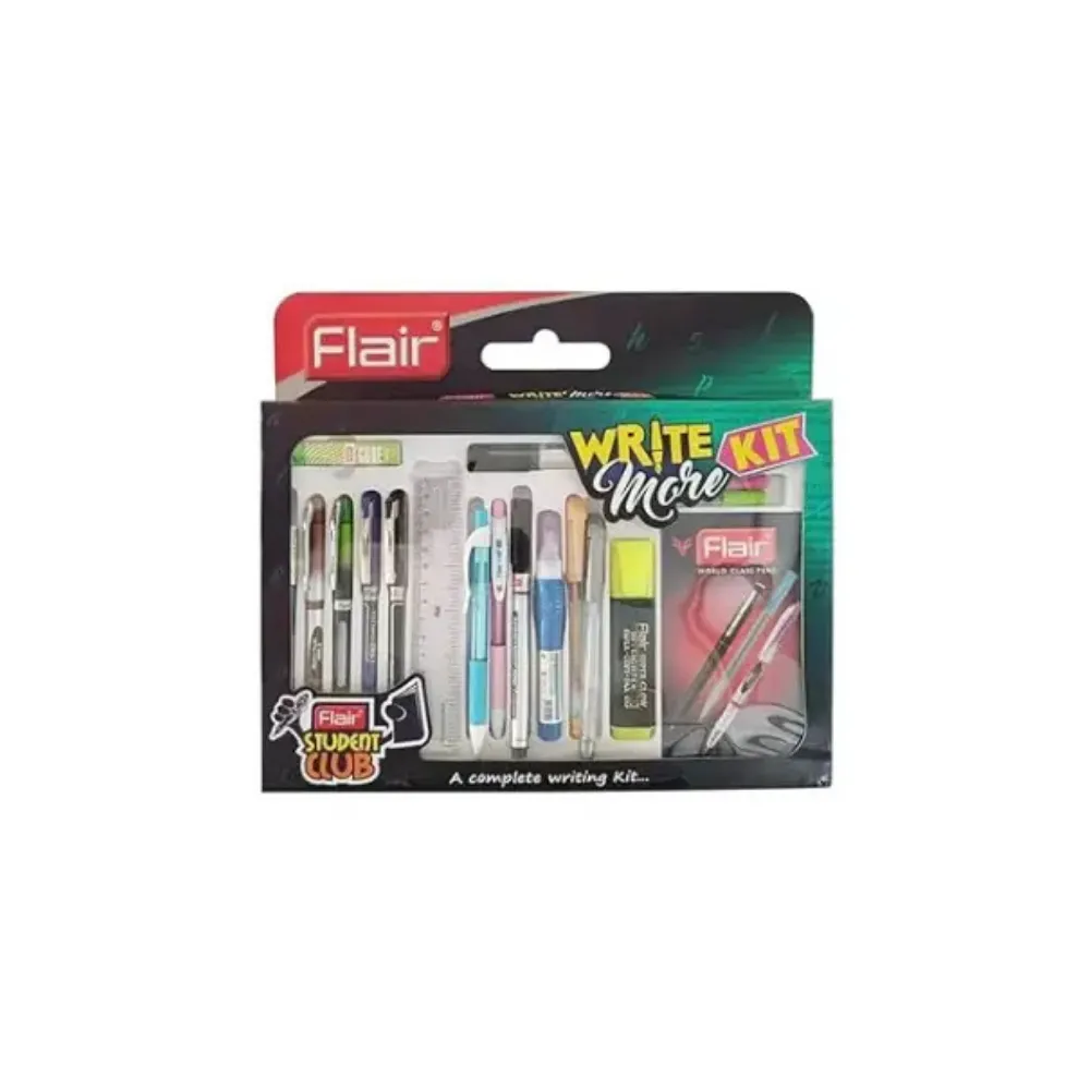 Flair Student Club Creative Series Write More Smart Kit – Complete Stationery & Smart Writing Set for Students