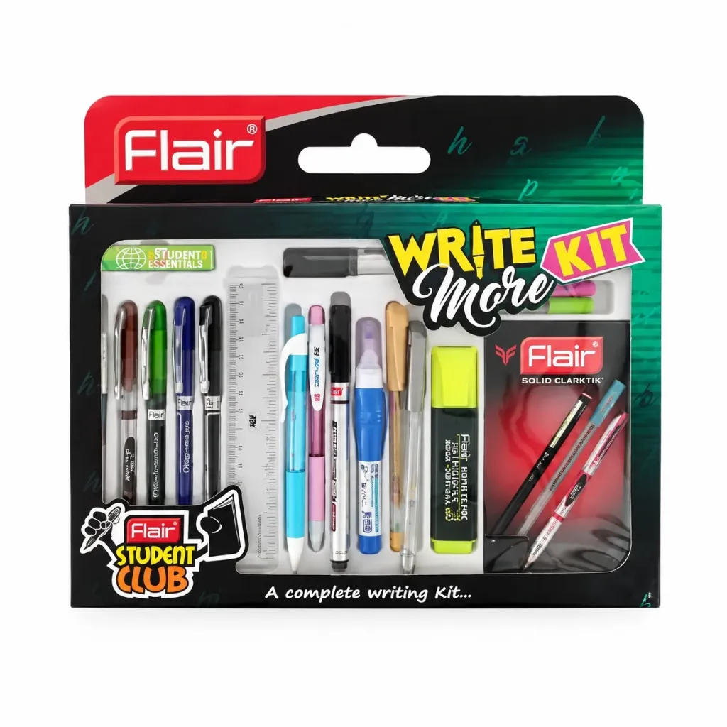 [GS182] Flair Student Club Creative Series Write More Smart Kit – Complete Stationery Kit for Kids & Students