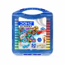 DOMS Oil Pastels 50 Shades Set with Scrapper Tool – Smooth Blending Colour Set