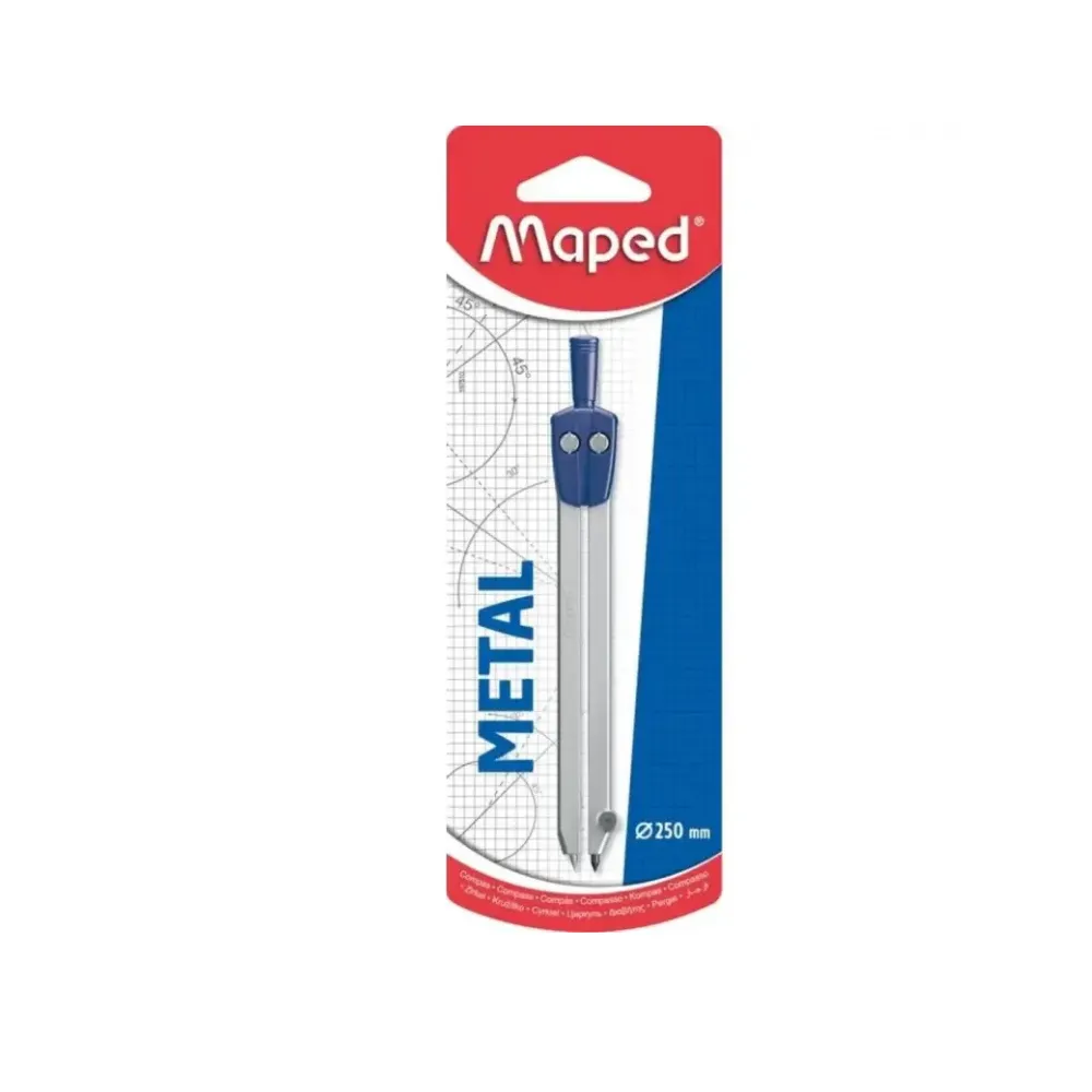 [GS133] Maped Metal Compass 13 cm – Precision Geometry Compass for Students