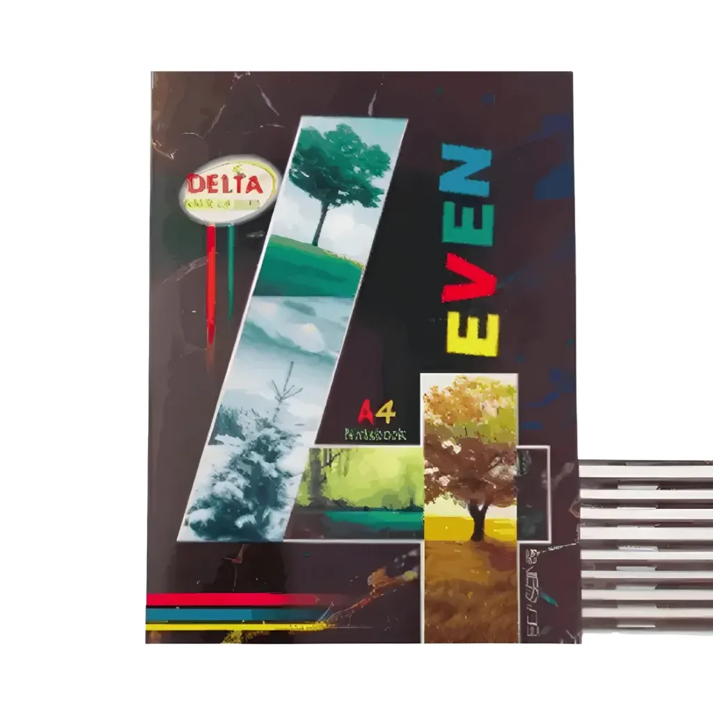 [GS842-2] Delta A4 Notebook Pack of 10 – 132 Ruled Pages Soft Cover Student & Office Notebook Set