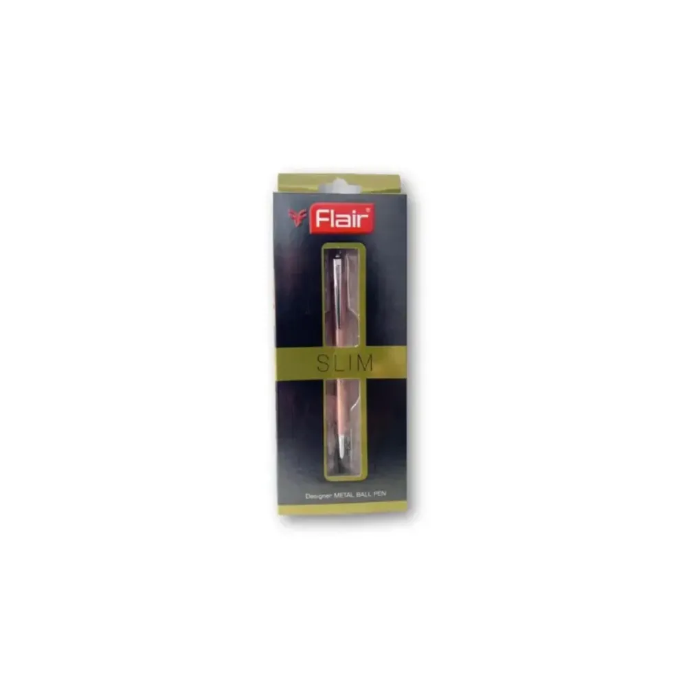 [GS195] Flair Slim Designer Metal Ball Pen – Premium Blue Ink Smooth Writing Pen