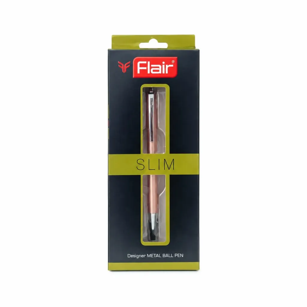 [GS195] Flair Slim Designer Metal Ball Pen – Premium Blue Ink Smooth Writing Pen