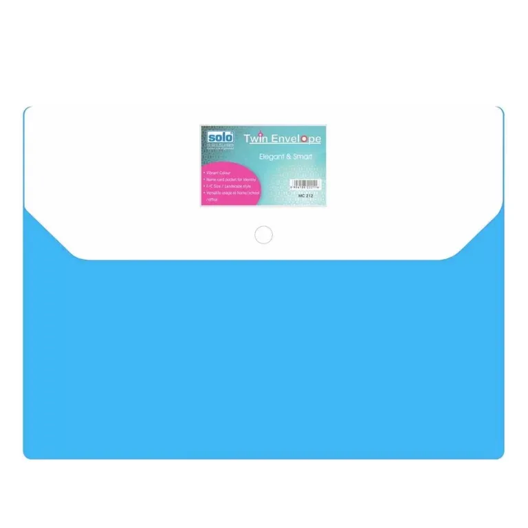 [GS124] Solo My Clear Bag (Twin Pocket – Double Color) – FC 