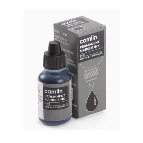 Camlin Permanent Marker Ink – 15ml (Black) 