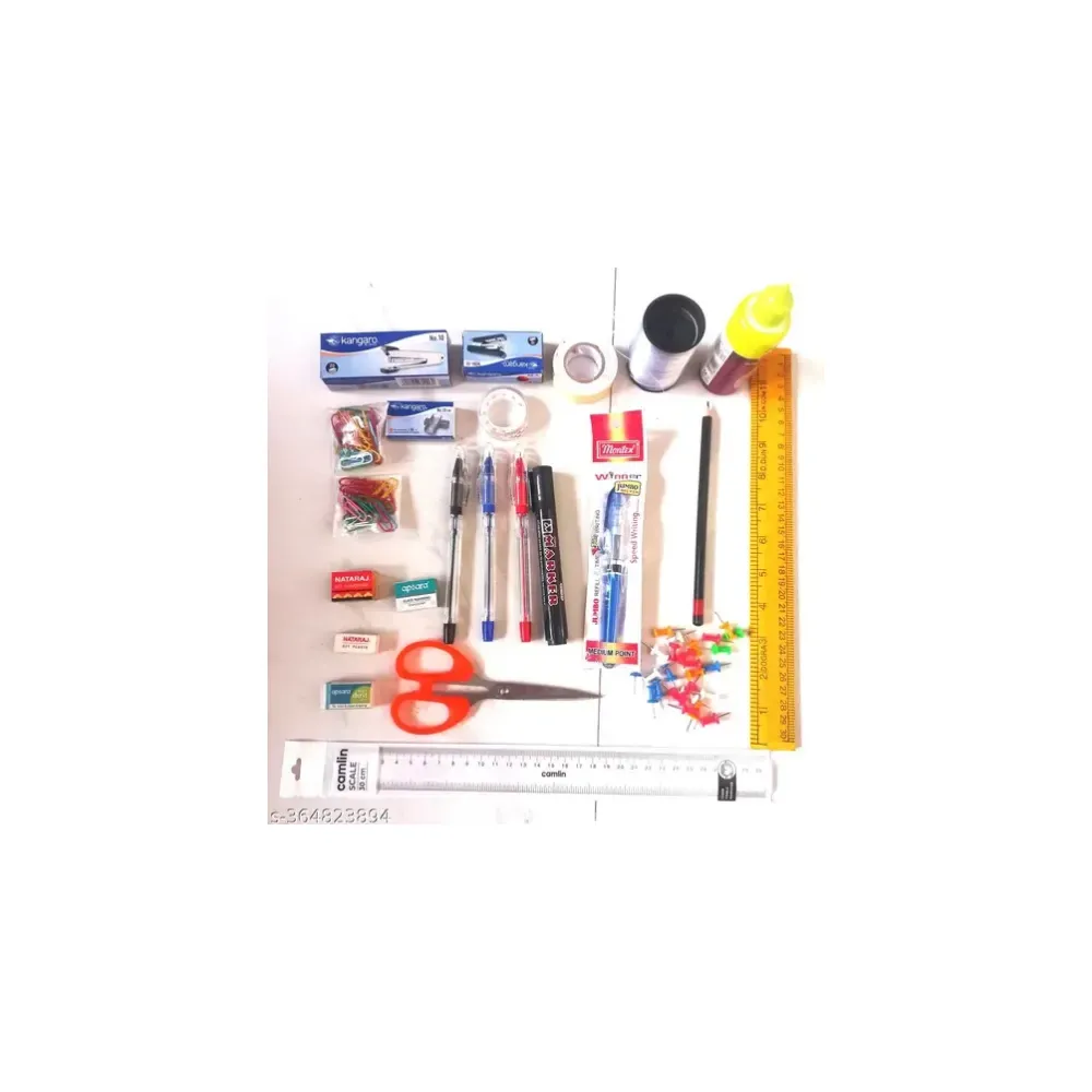 [GS109] Stationery Combo Kit for Home and Office use  Student Set of 23 Items. 