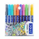 DOMS Brush Pens Metallic – Pack of 10 Shades Super Soft