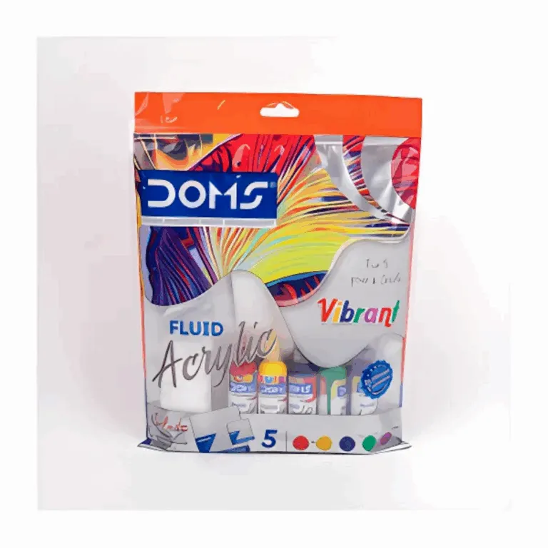 Doms Fluid Acrylic Colors Kit – Set of 5 
