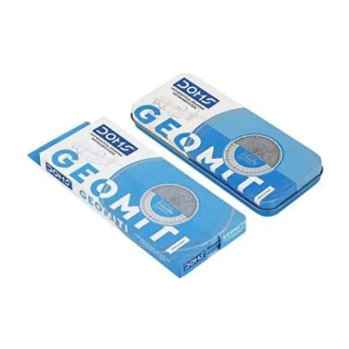 DOMS GEOMITI (New Edition) Mathematical Drawing Instruments Box – Blue 