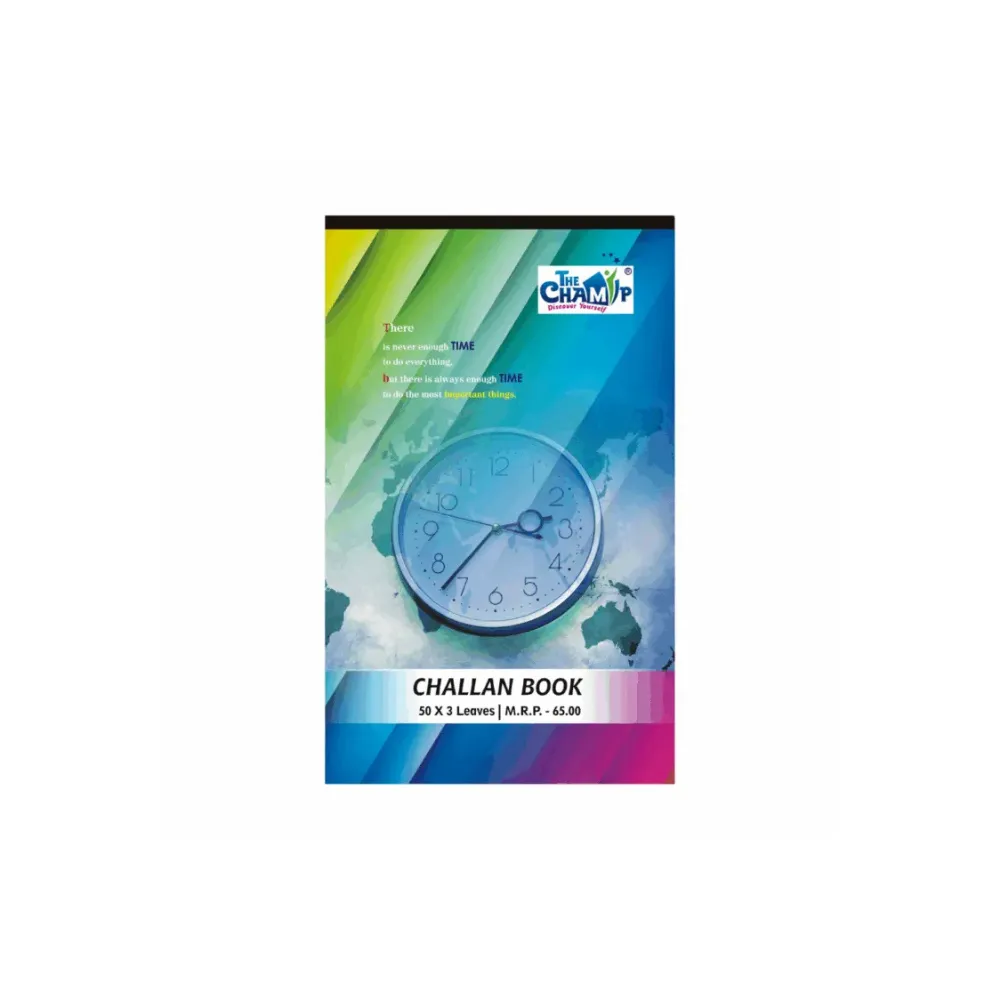 [SGS394] The Champ Premium Challan Book – White Paper Durable Business Record Book
