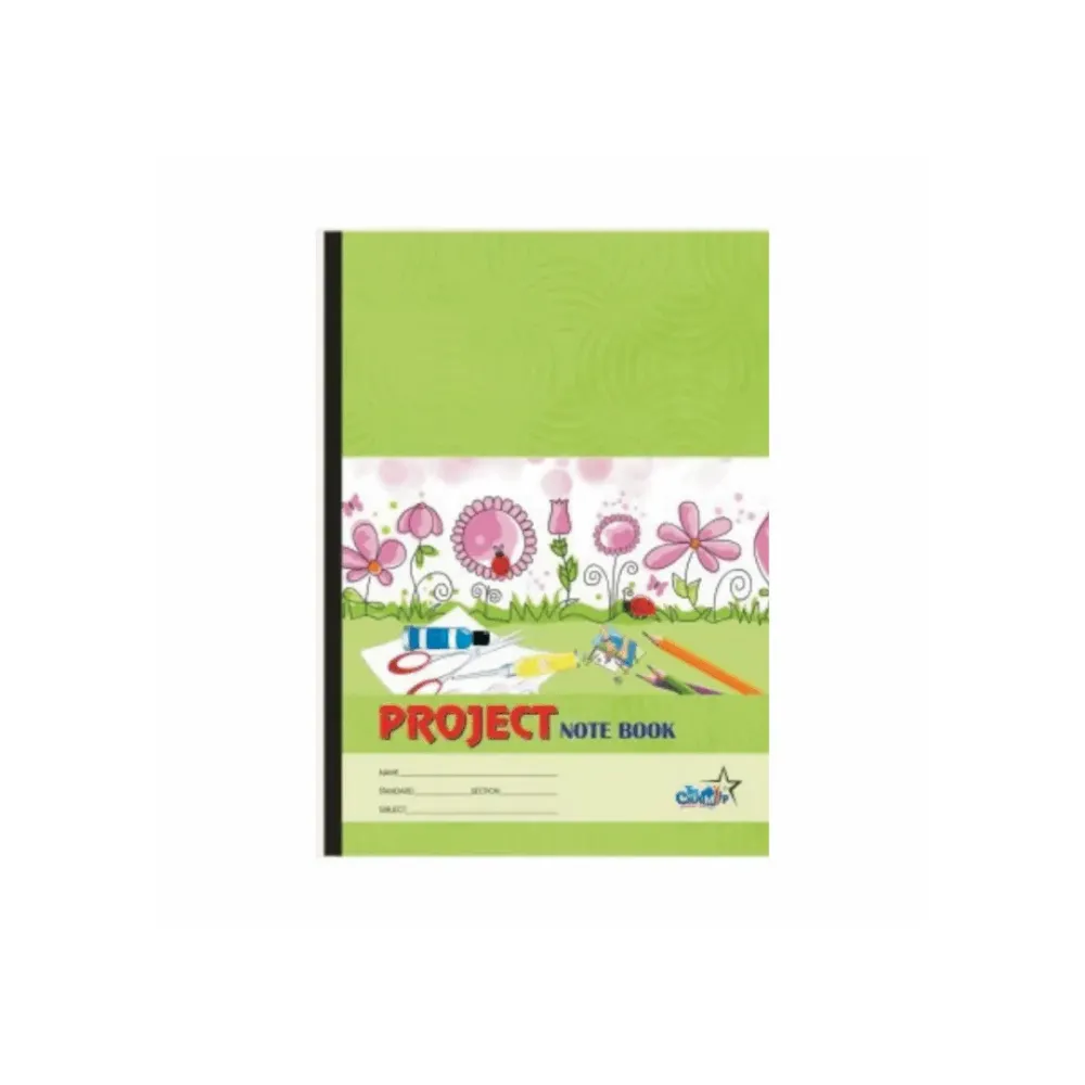 [SGS539] The Champ Project Notebook – Premium White Paper Notebook for School & Office Projects
