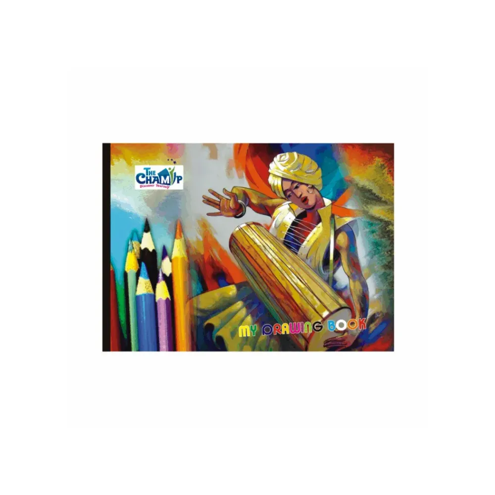 The Champ A4 Drawing Notebook – Premium White Paper Sketch Book for Art & Drawing