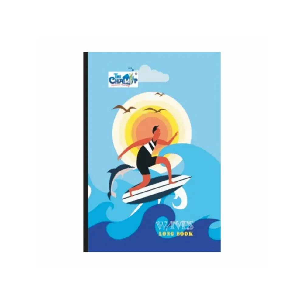 [SGS387] The Champ Winner Hard Bound Notebook – Premium White Paper – Durable Hard Cover for Notes & Journaling