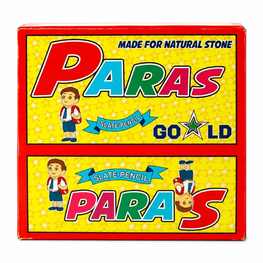 [GS835] Paras Premium Natural Slate Pencils – Saleti Slate Pencil – 25 Packets 2.9 KG Bulk Pack