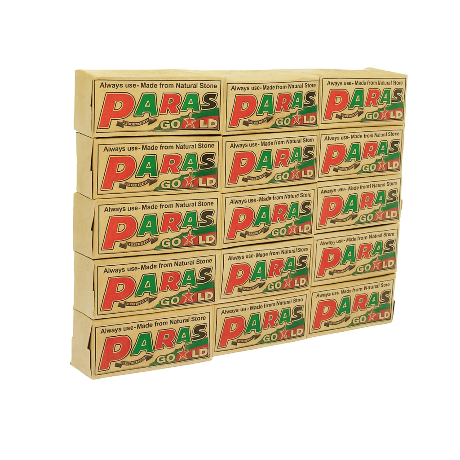 Paras Premium Natural Slate Pencils – Saleti Slate Pencil Chalk – 15 Packets 1800 gm Bulk Pack