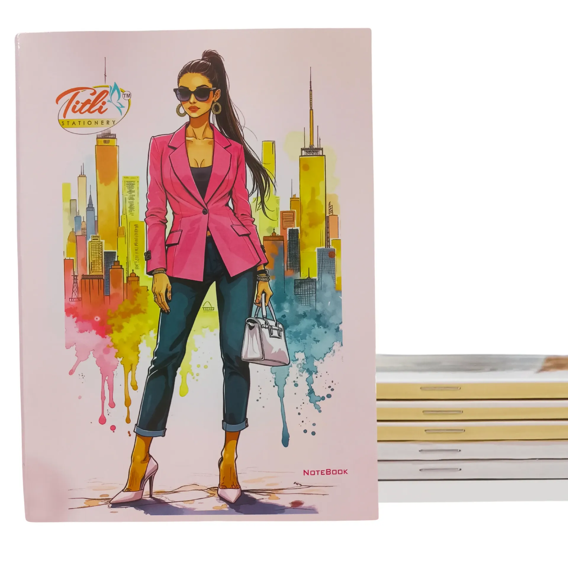 Titli (Delta) A4 Notebook – Pack of 6 – 112 Ruled Pages Each Soft Cover for Students & Office Use