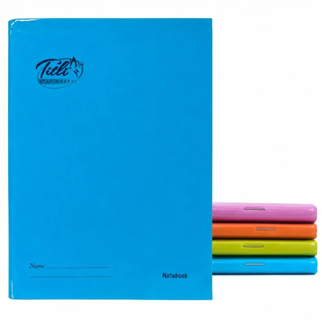 Titli (Delta) A5 Fluorescent Cover Notebook – Pack of 5 – 172 Ruled Pages Each for Students