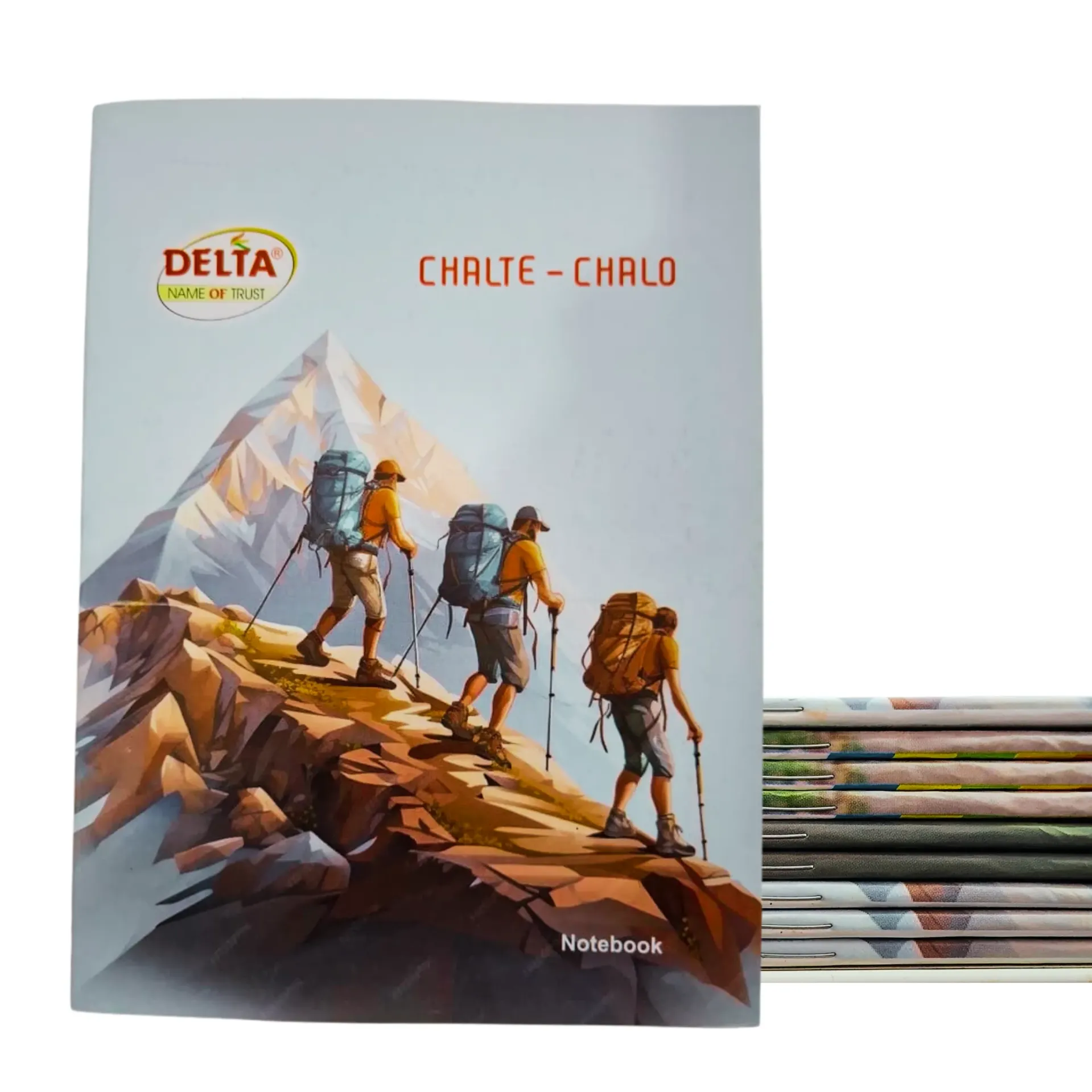 [GS874] Delta Hindi Notebooks – Pack of 10 – 84 Pages Each Soft Cover for Hindi Writing Practice