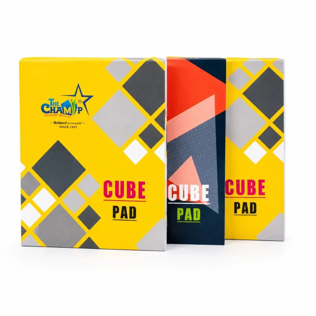 [SGSO-03] The Champ Cube Notepad Pack of 3 Writing Paper for Office, School, College, Home & Business Use