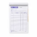 The Champ Bill Book Pack of 10 | 50 x 2 Duplicate Leaves with Free Carbon Sheet | Invoice Bill Book for Retail Shops, Office & Business Use