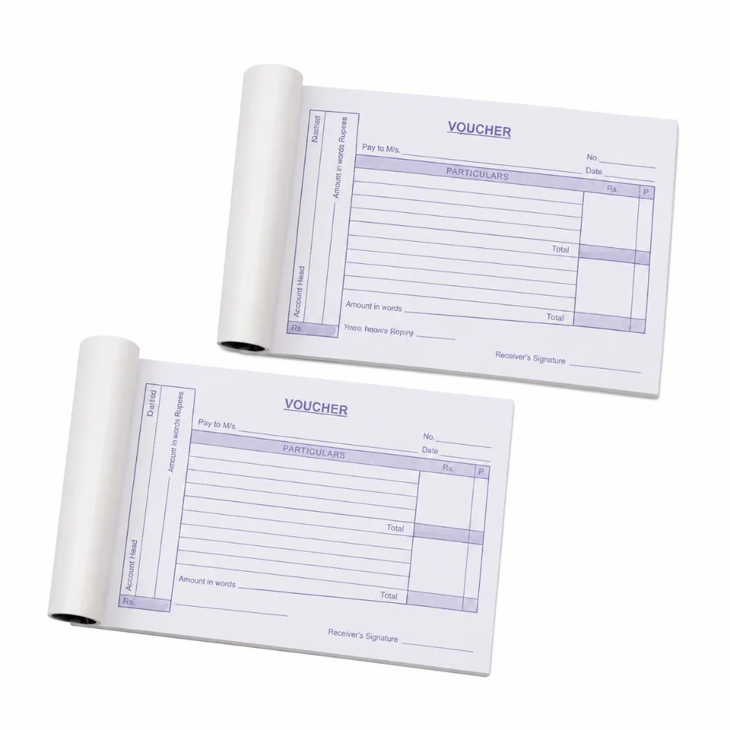 The Champ Voucher Pad Pack of 10 | 70 Sheets Each | Payment & Expense Voucher Book for Office, Shop & Business Use