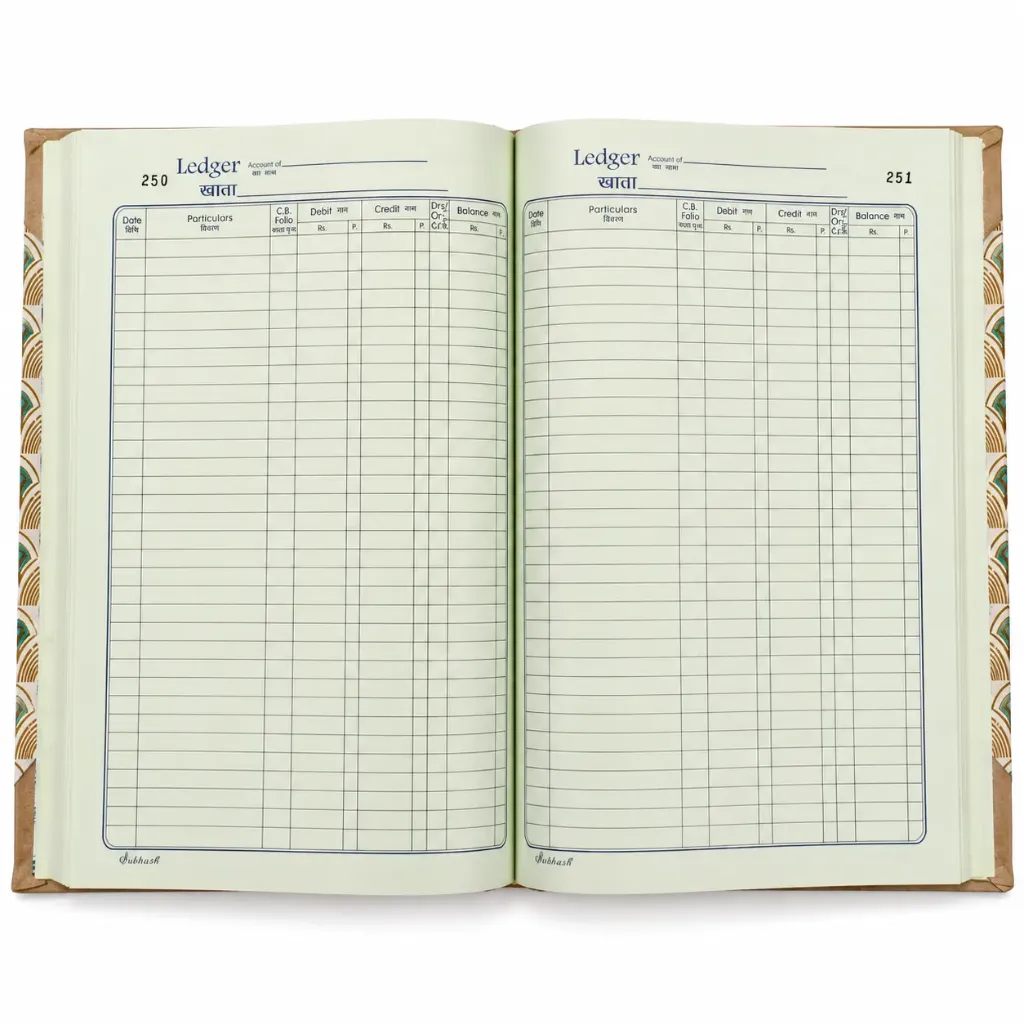 The Champ Account Ledger Book | 380, 510 & 630 Pages | Account Record Book for Office, Business & Personal Use.