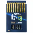 Supra B & G Gold For The Bold Ball Pen | 10 Piece Black Pack